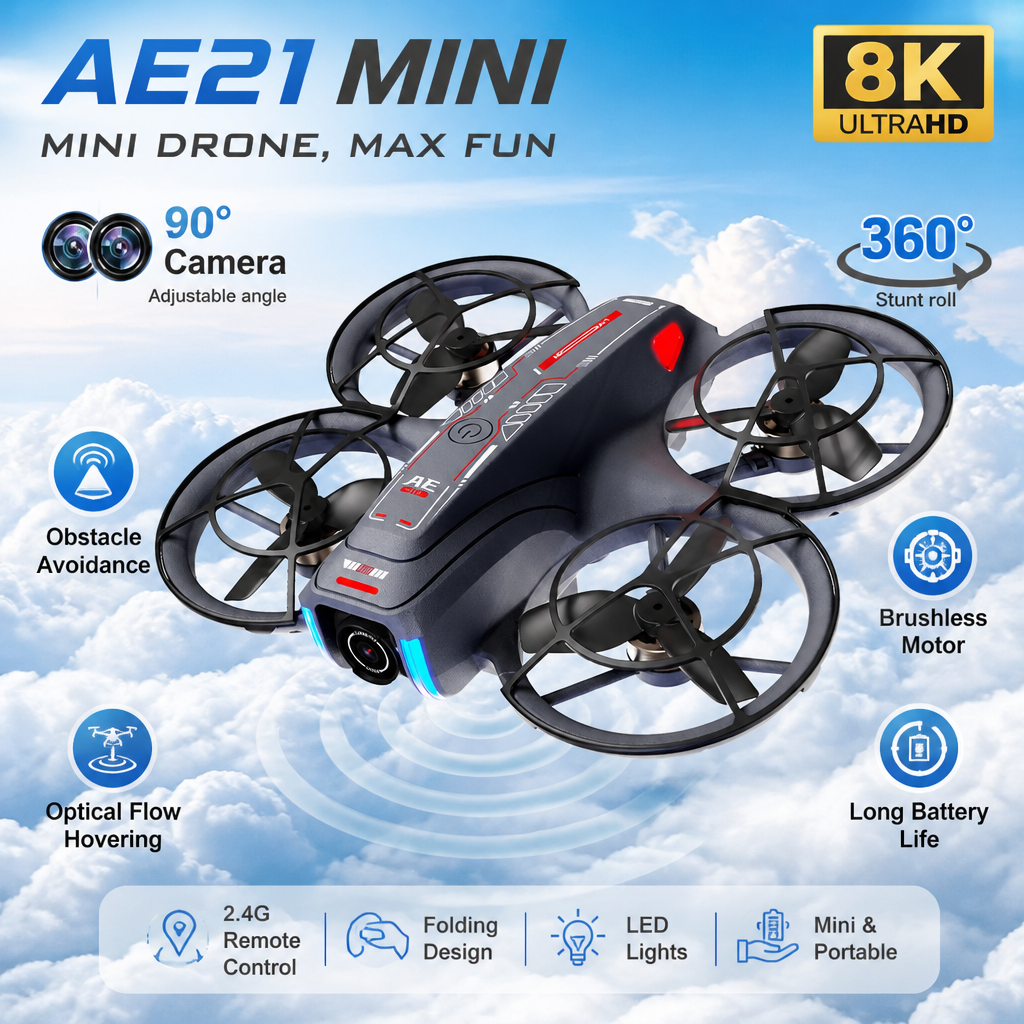 Introduction Drone GPS 8K Prof - Drone Racing Camera recension och pris