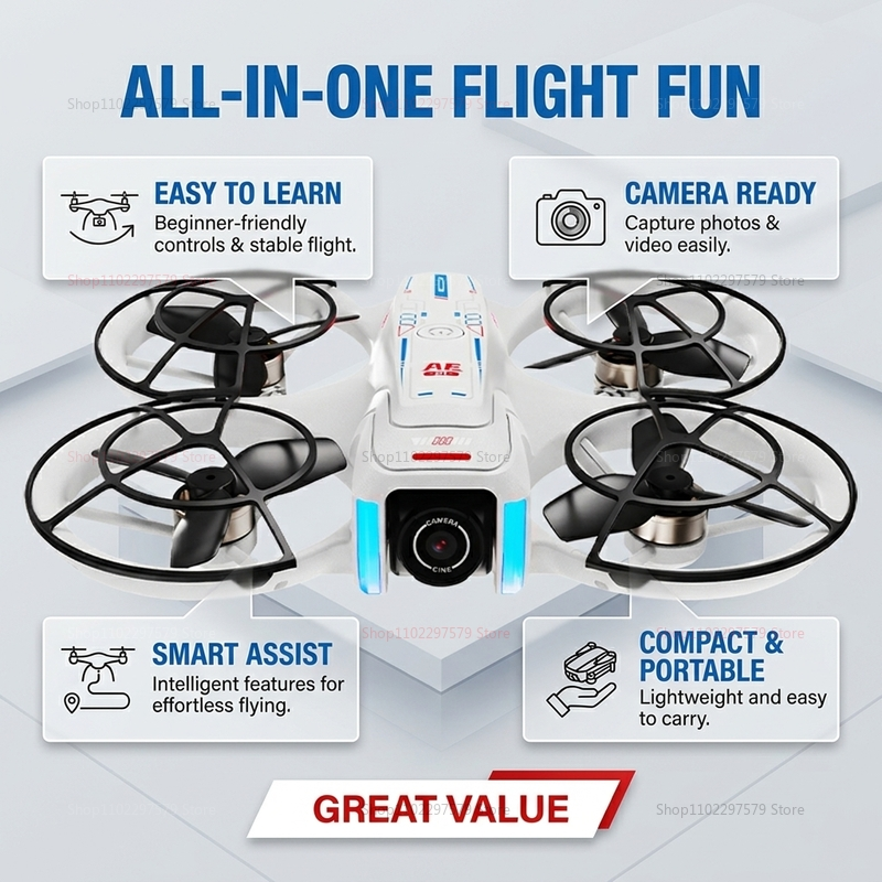 Introduction Drone GPS 8K Prof - Drone Racing Camera recension och pris