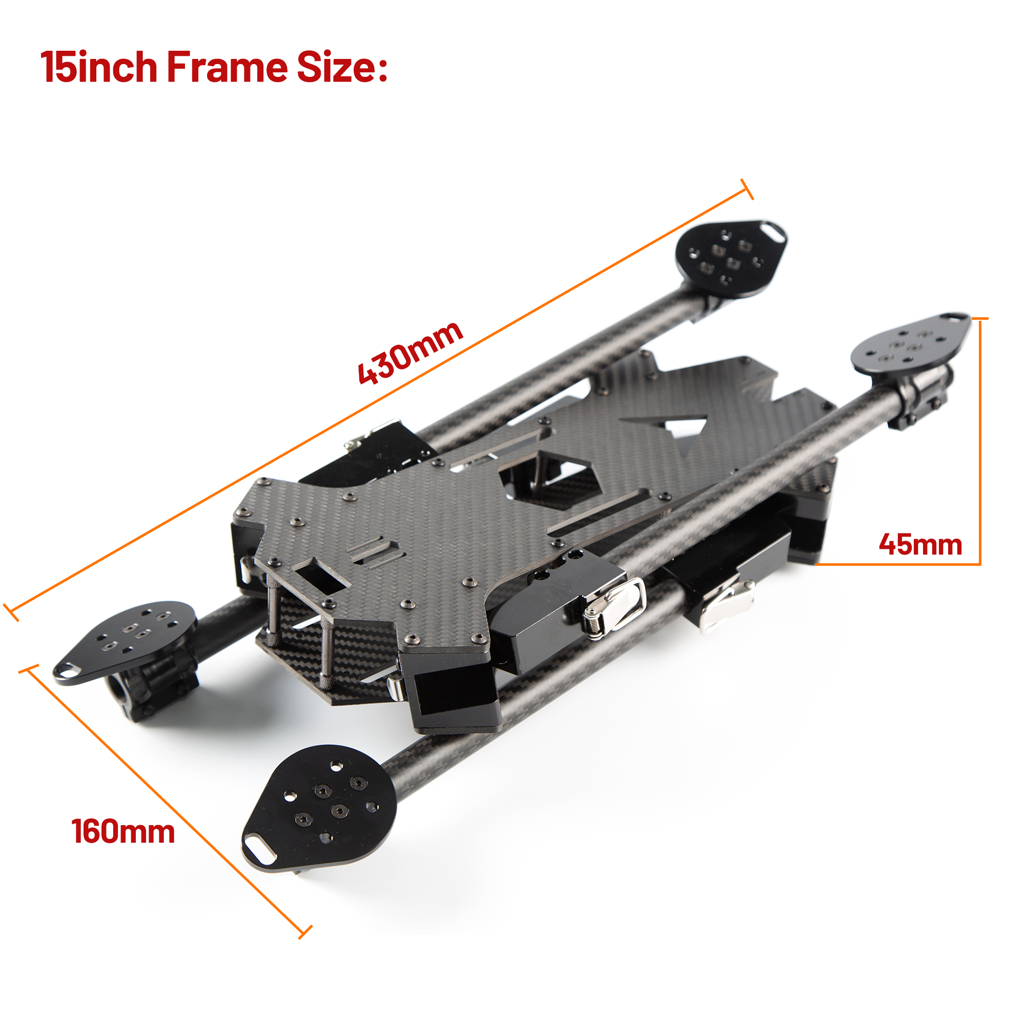 15inch /17inch FPV Carbon Fibe - Drone Racing Frame recension och pris