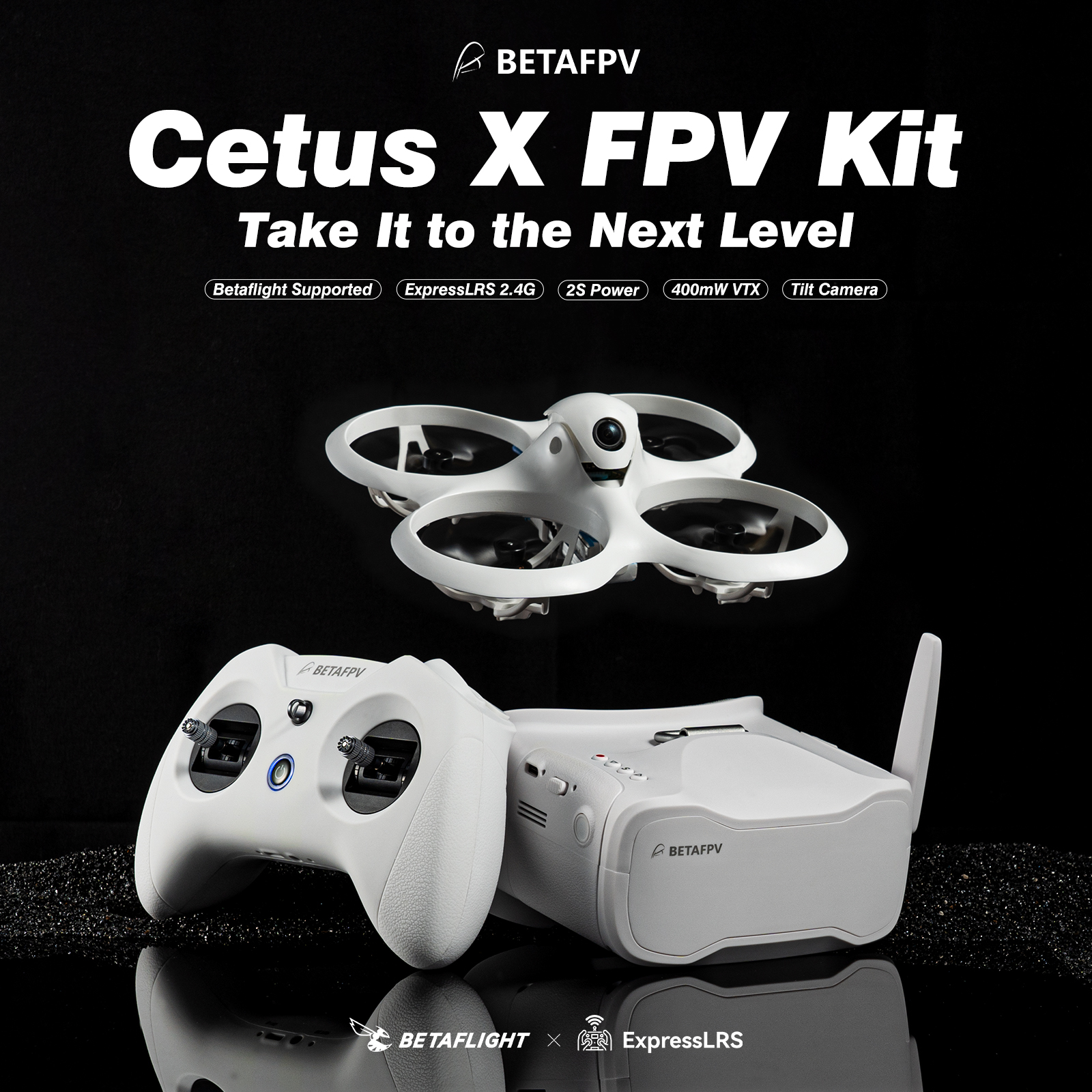 BETAFPV Cetus X FPV Kit Racing - Drone Racing Goggles recension och pris