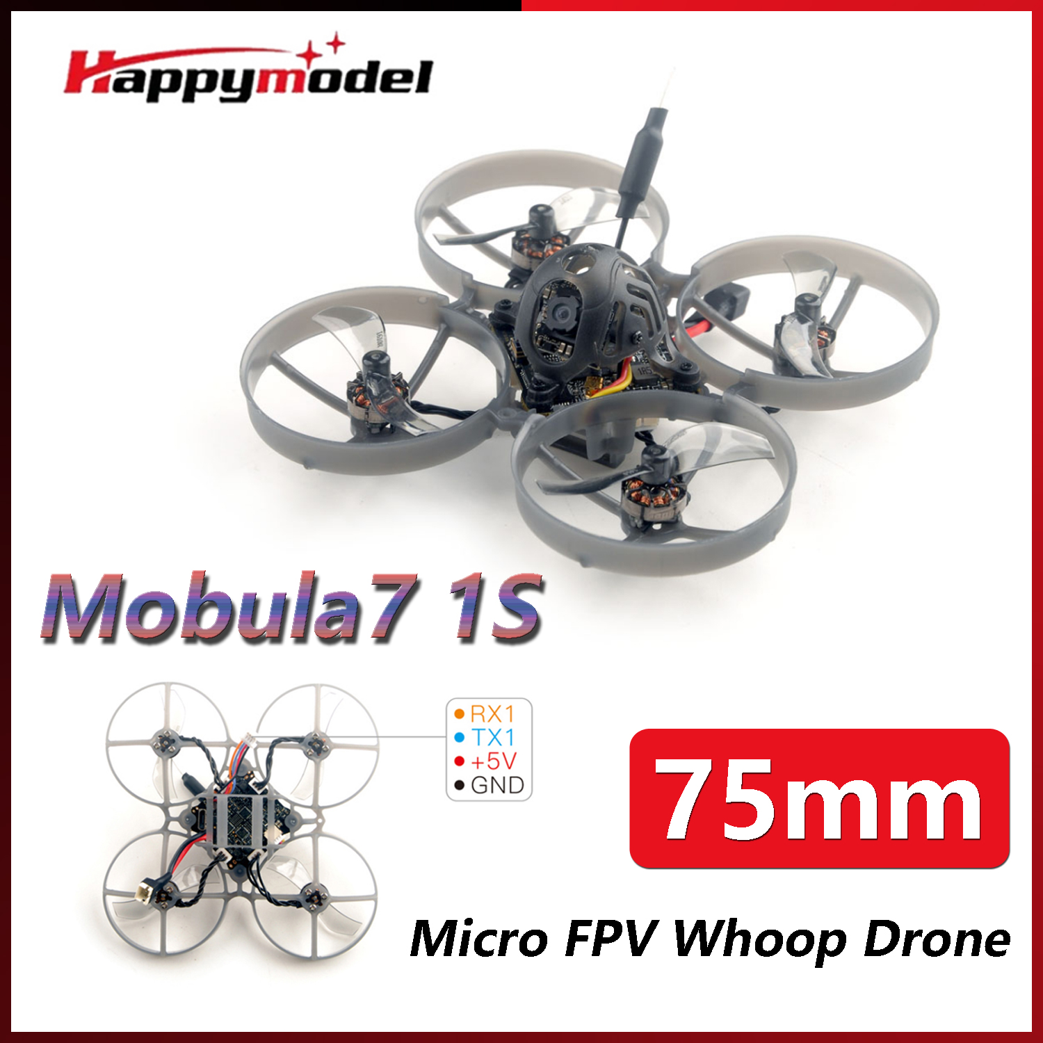 Happymodel Mobula7 1S 75mm Tin - Drone Racing Charger recension och pris