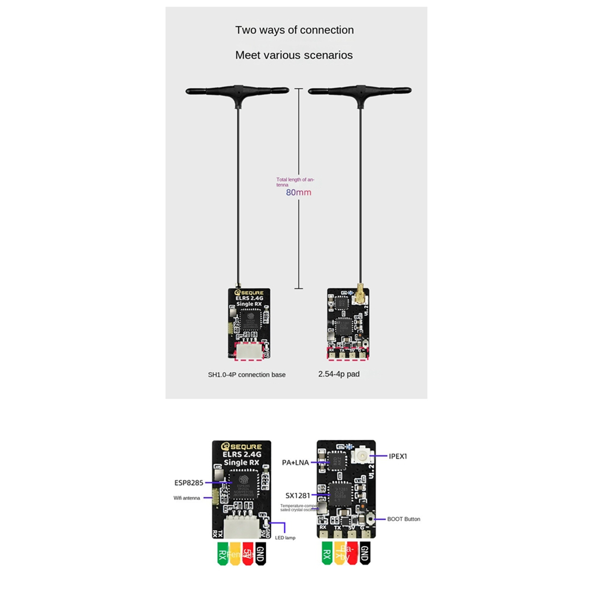 A56G-SEQURE ELRS 2.4GHz Single - Drone Racing Charger recension och pris