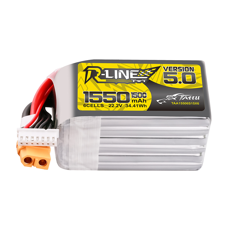 TATTU-R-LINE 5.0 22.2V 1550mAh - Drone Racing Battery recension och pris