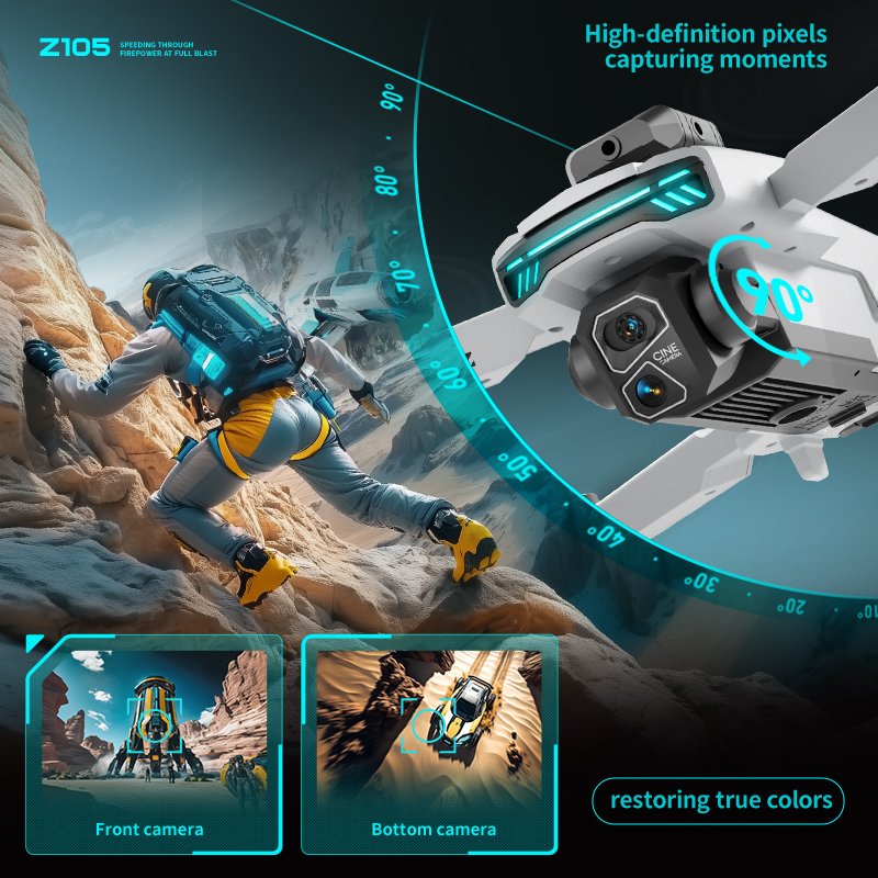 New Z105 RC Drone 8K Professio - Drone Racing Charger recension och pris