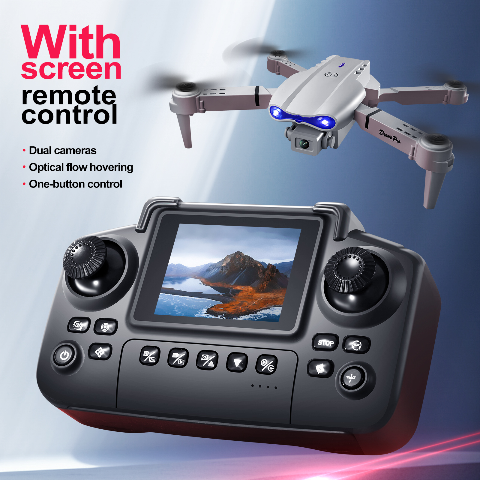 2025 New E88 E99 Upgraded Dron - Drone Racing Camera recension och pris