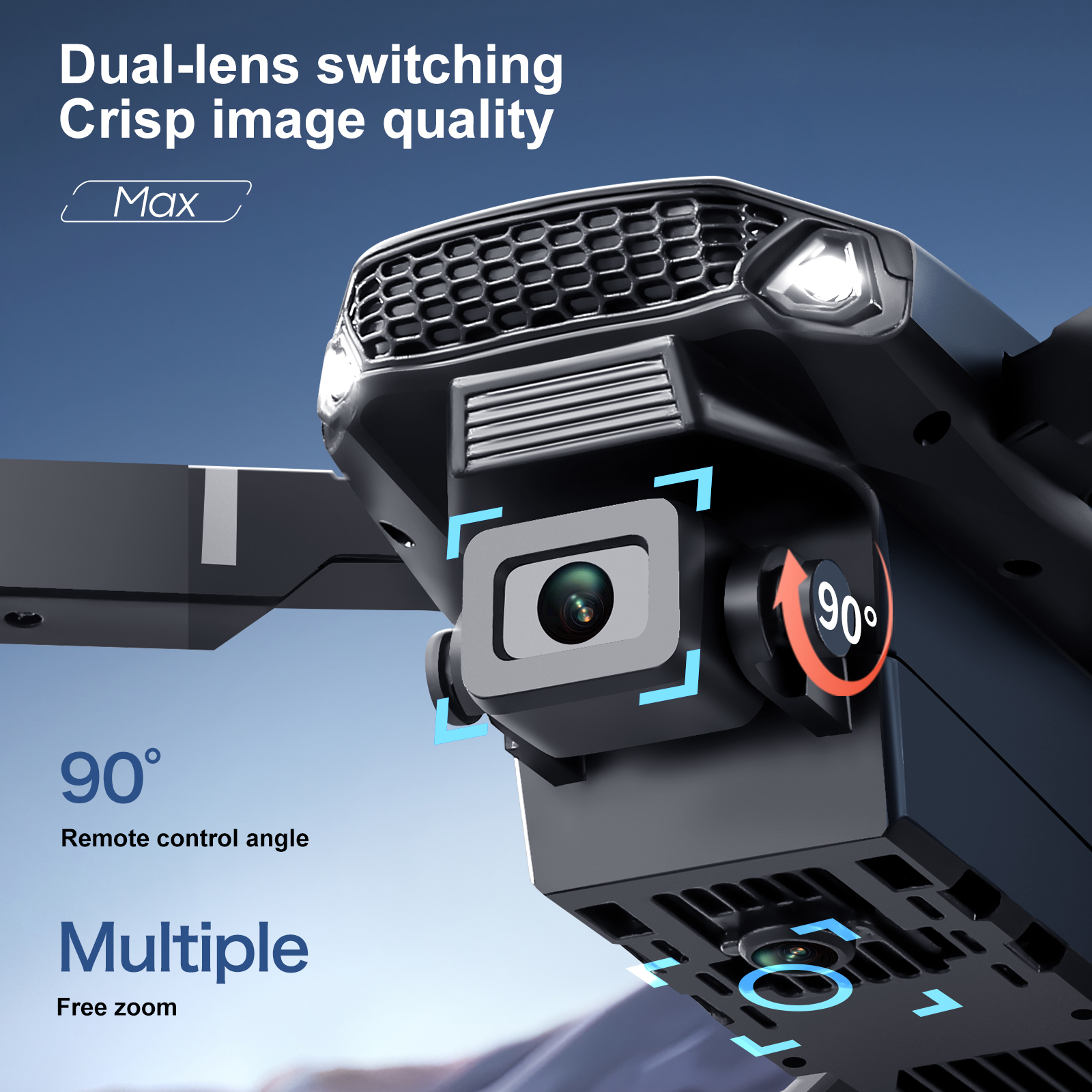 2025 New E88 E99 Upgraded Dron - Drone Racing Camera recension och pris