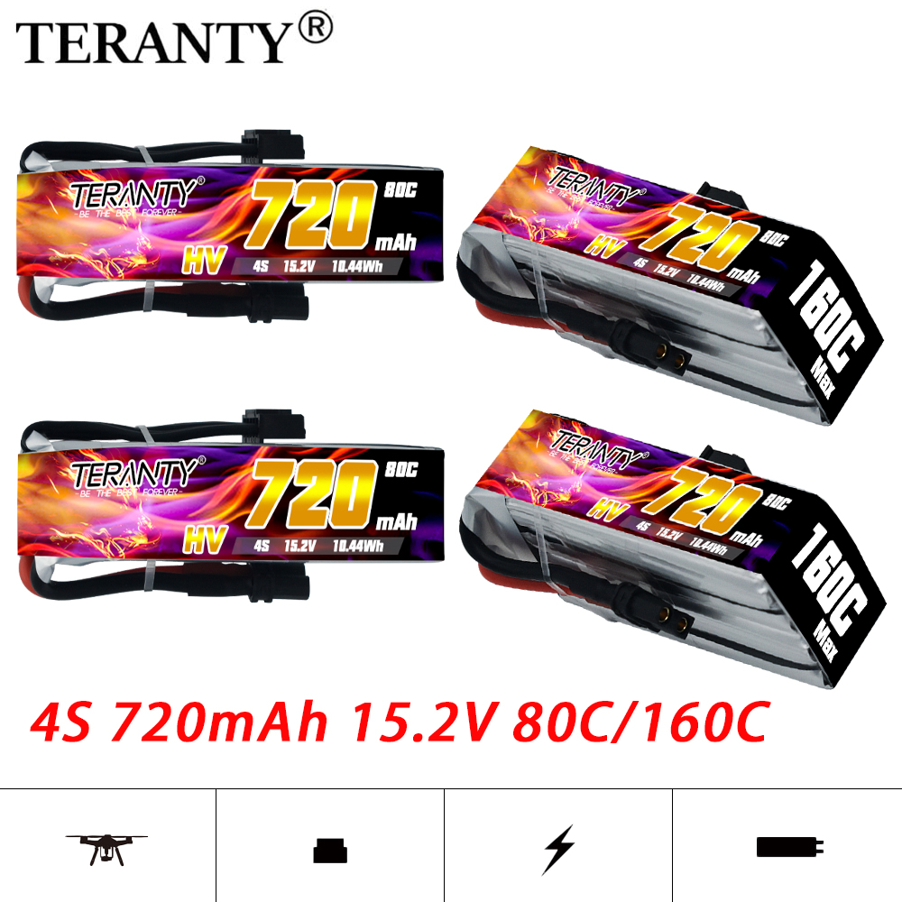 TERANTY 720mAh 4S 15.2V HV Lip - Drone Racing Frame recension och pris