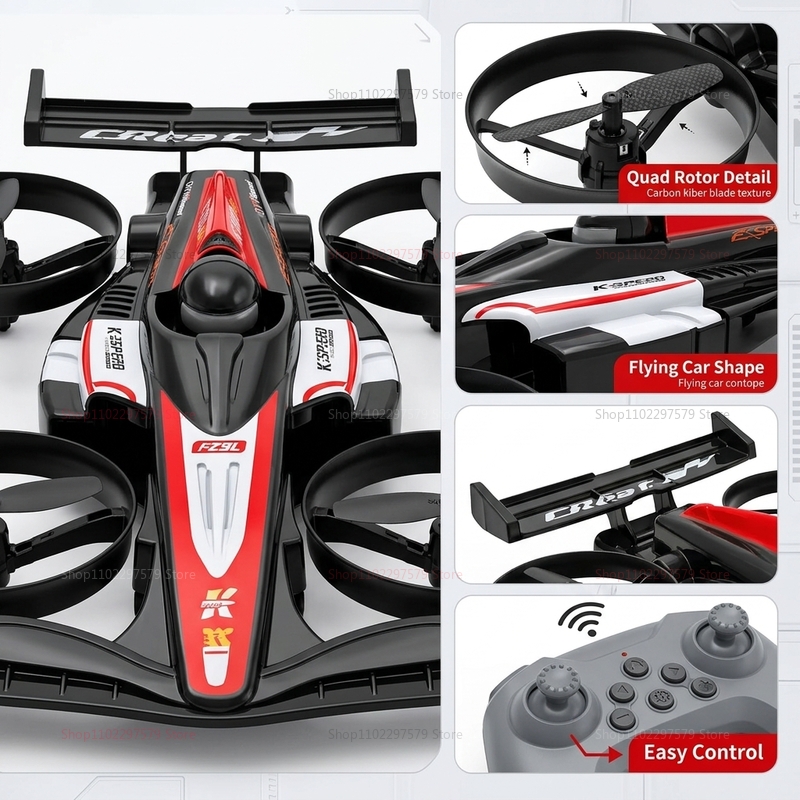 Mini RC Flying Car Transformab - Drone Racing Gate recension och pris